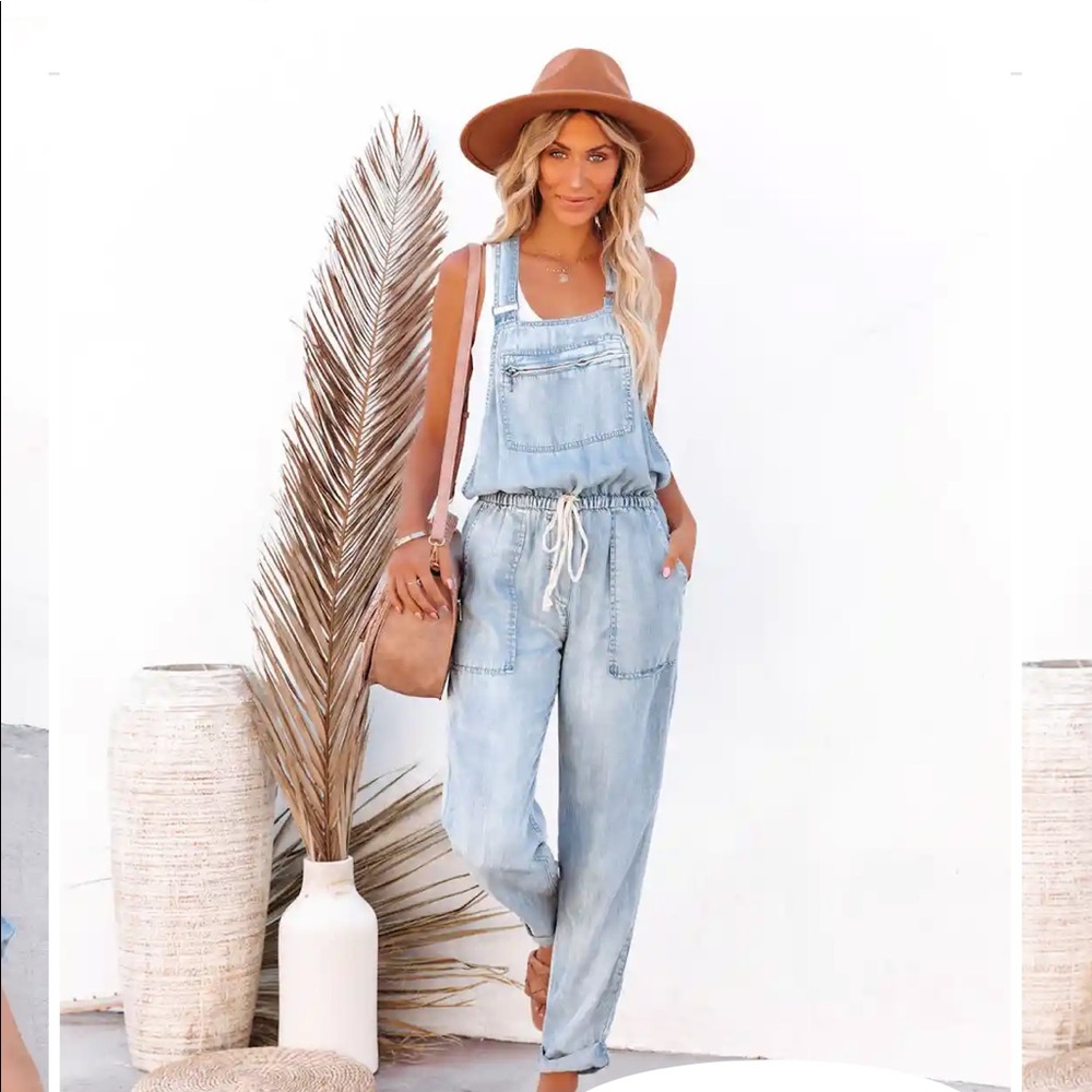Drawstring Overalls